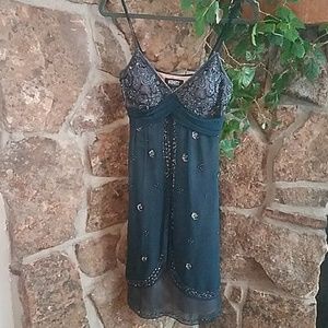 Adrianna Papell embellished dress- holiday